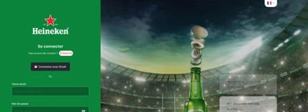 Page de connexion ccup.io