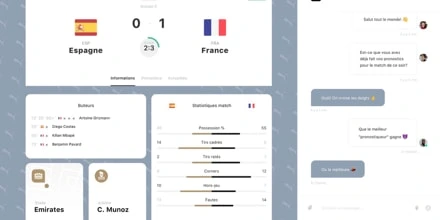 Détails d'un pronostic ccup.io